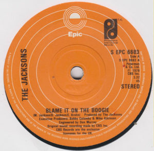 Blame it on the boogie