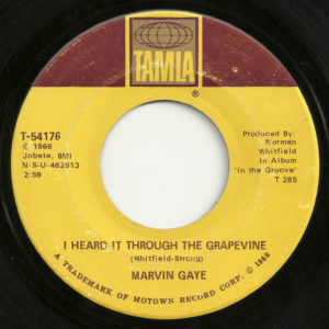 I heard it through the grapevine