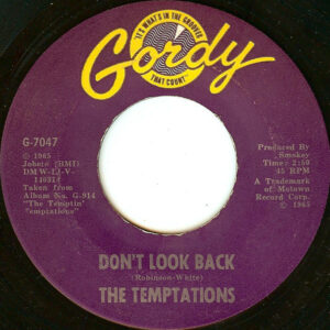 Don’t look back