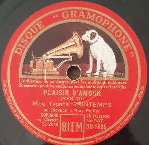 Plaisir d’amour